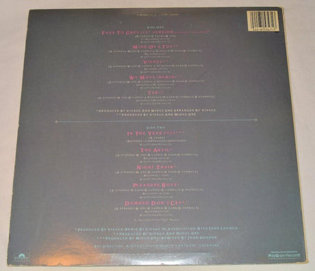 Visage - Fade To Grey