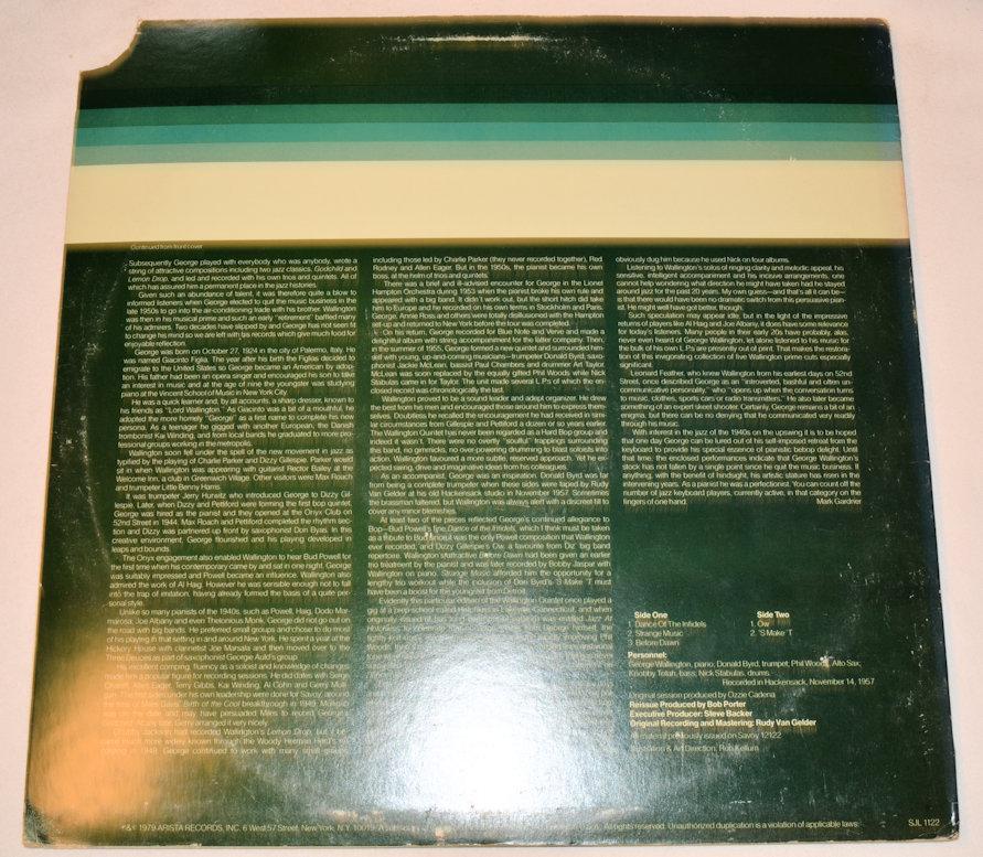 Wallington, George Quintet - Dance Of The Infidels