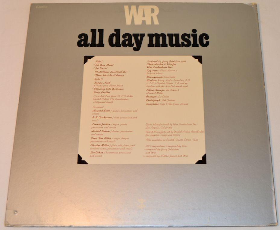 War - All Day Music