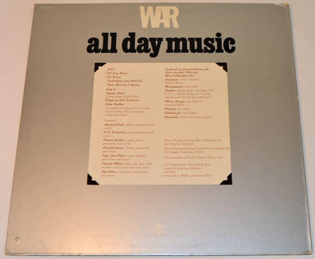 War - All Day Music