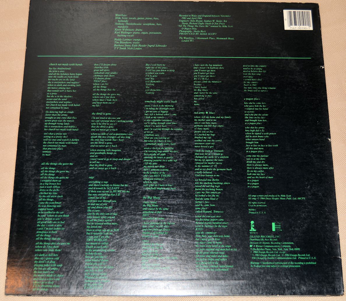 Waterboys, The - A Pagan Place