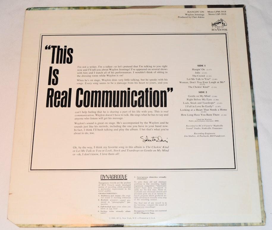 Jennings, Waylon - Hangin On