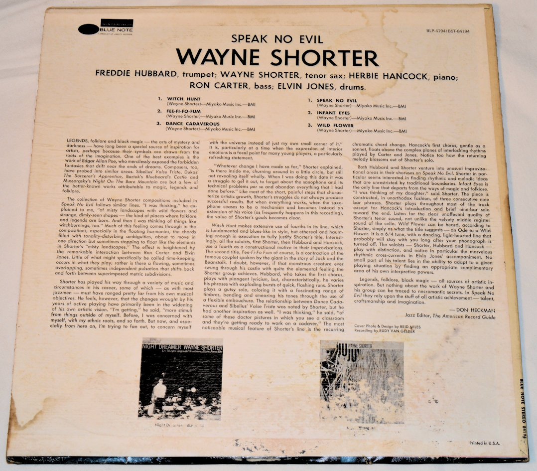 Shorter, Wayne - Speak No Evil