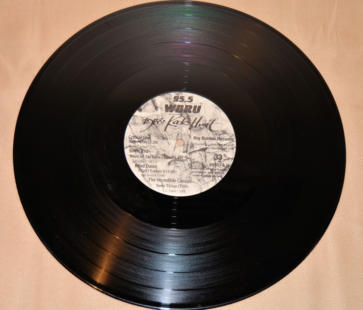 Various - WBRU 1983 Rock Hunt