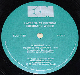 Weber, Eberhard - Later That Evening