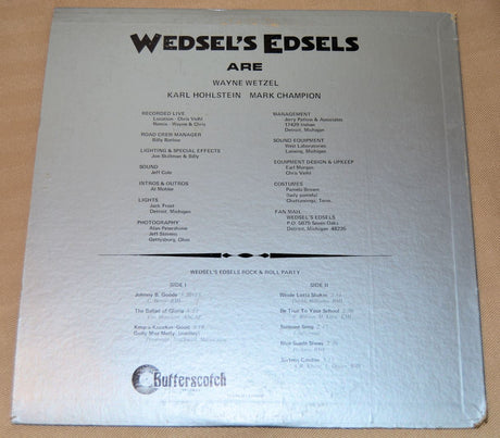Wedsel's Edsels - Rock & Roll Party