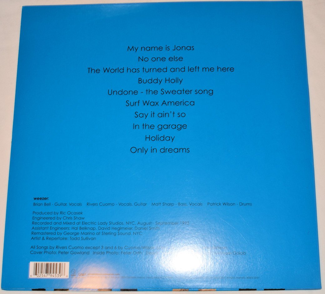 Weezer - Blue Album