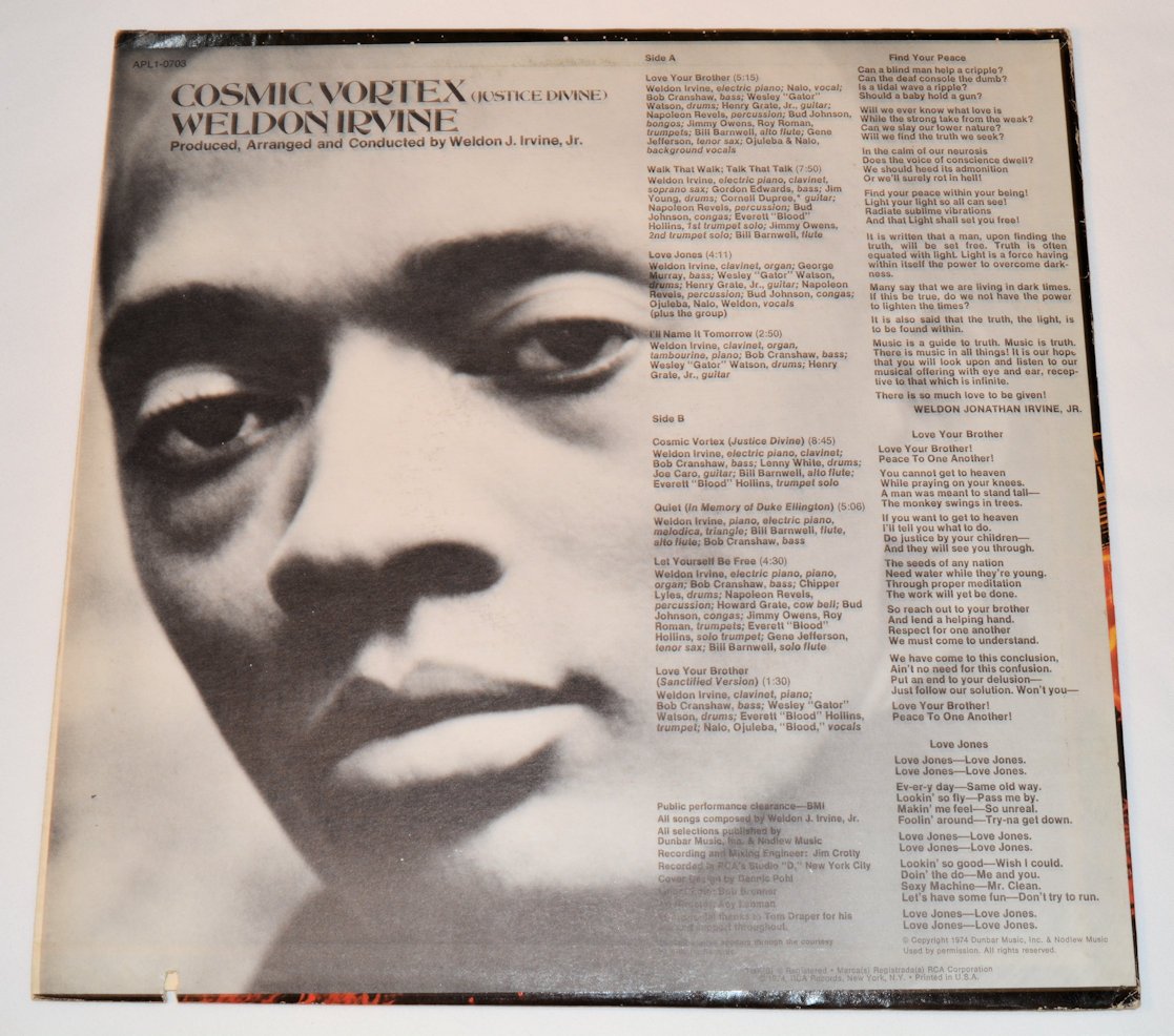 Irvine, Weldon - Cosmic Vortex