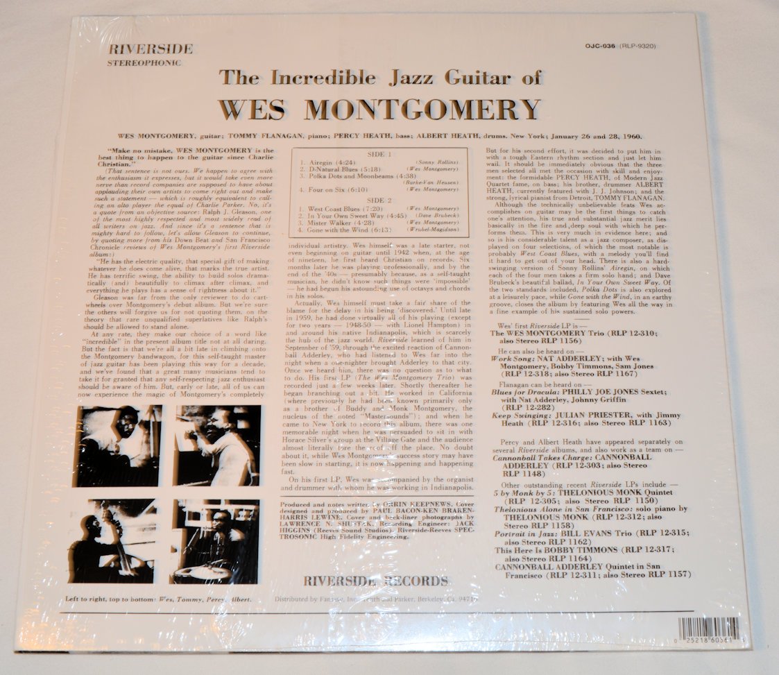 Montgomery, Wes - Incredible Guitar Of