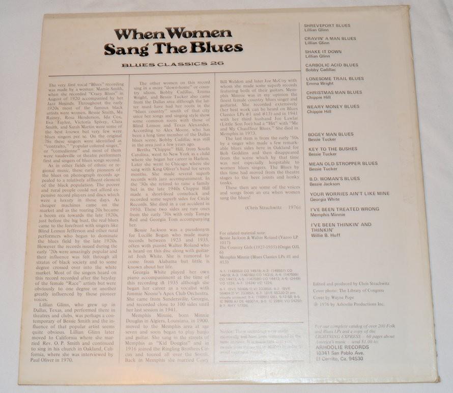 Various - When Women Sang The Blues