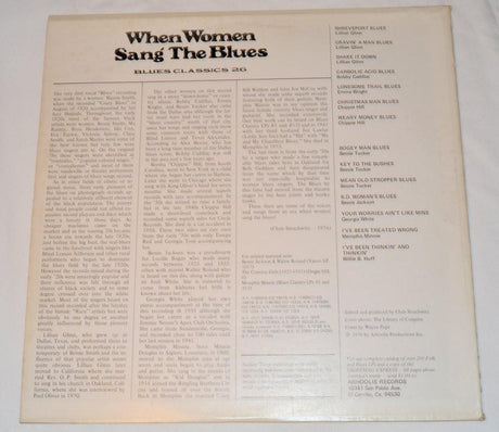 Various - When Women Sang The Blues