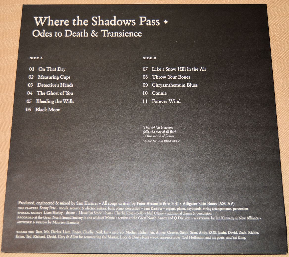Where The Shadows Pass - Odes To Death & Transience