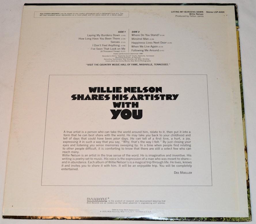 Nelson, Willie - Laying My Burdens Down