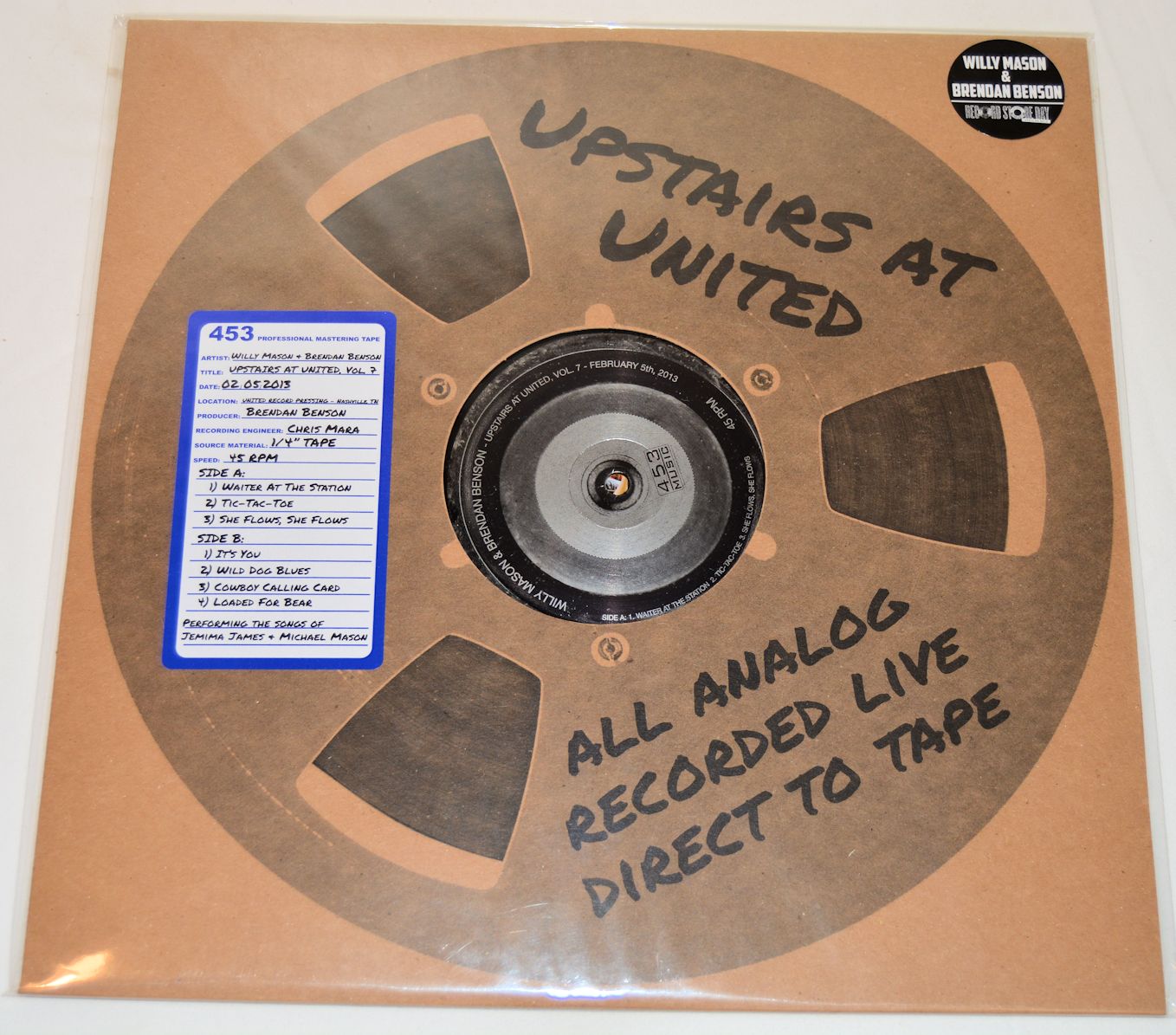 Mason, Willy/Benson, Brendon - Upstairs At United