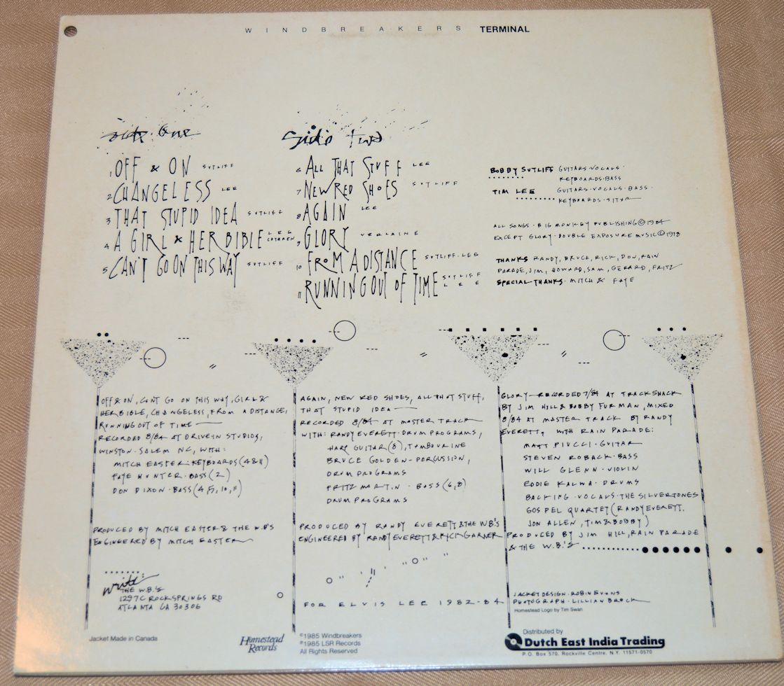 Windbreakers, The - Terminal