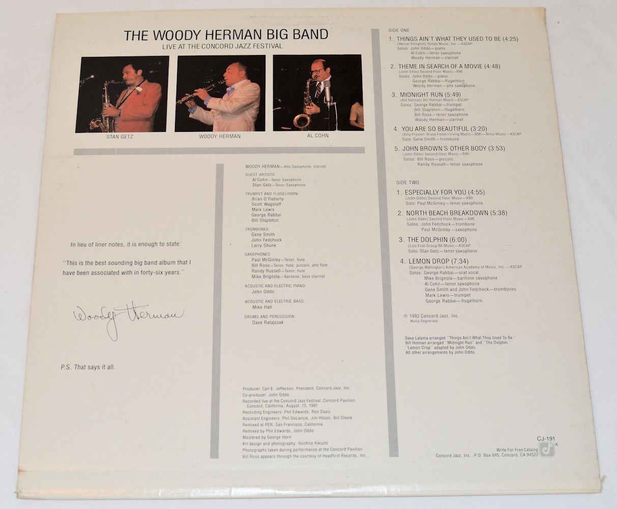 Herman, Woody - Live At Concord