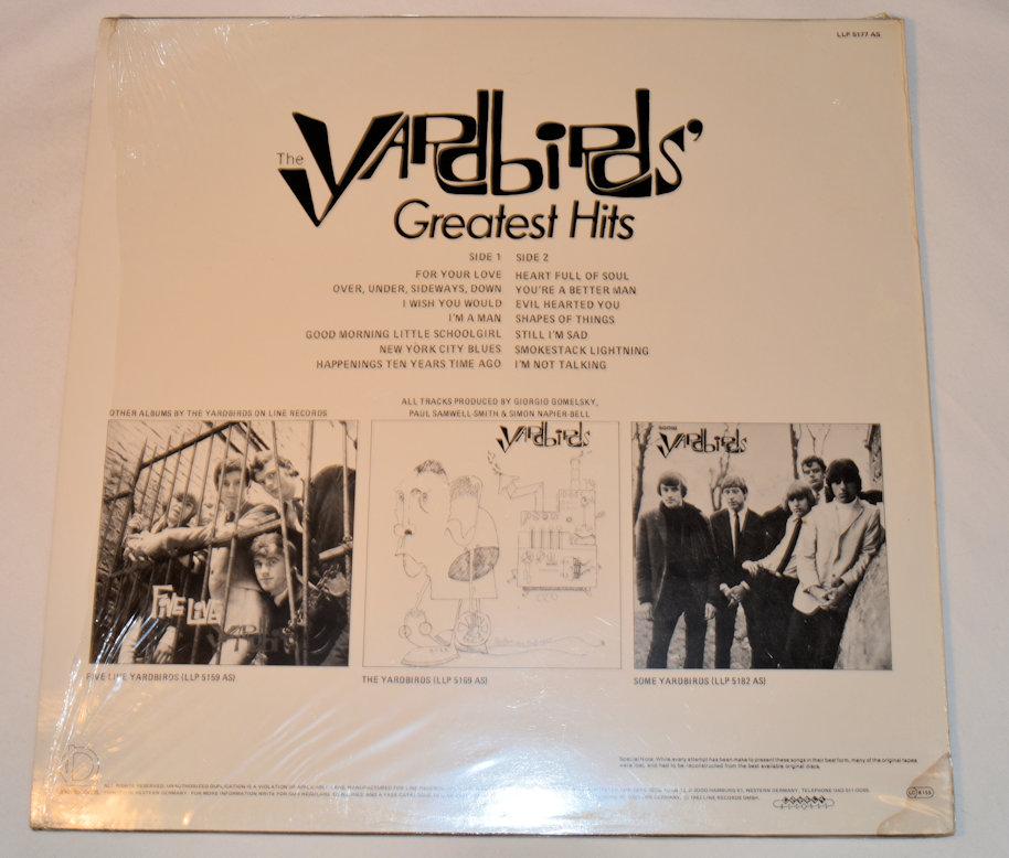 Yardbirds, The - Greatest Hits