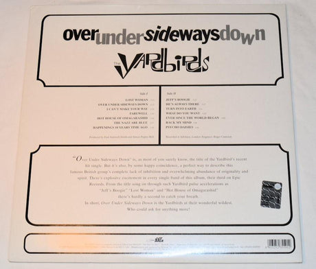 Yardbirds, The - Over Under Sideways Down