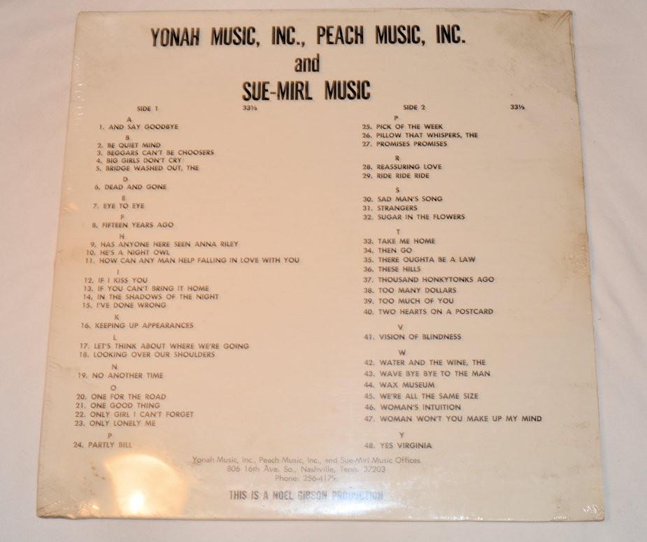 Various - Yonah, Peach, Sue-Mirl