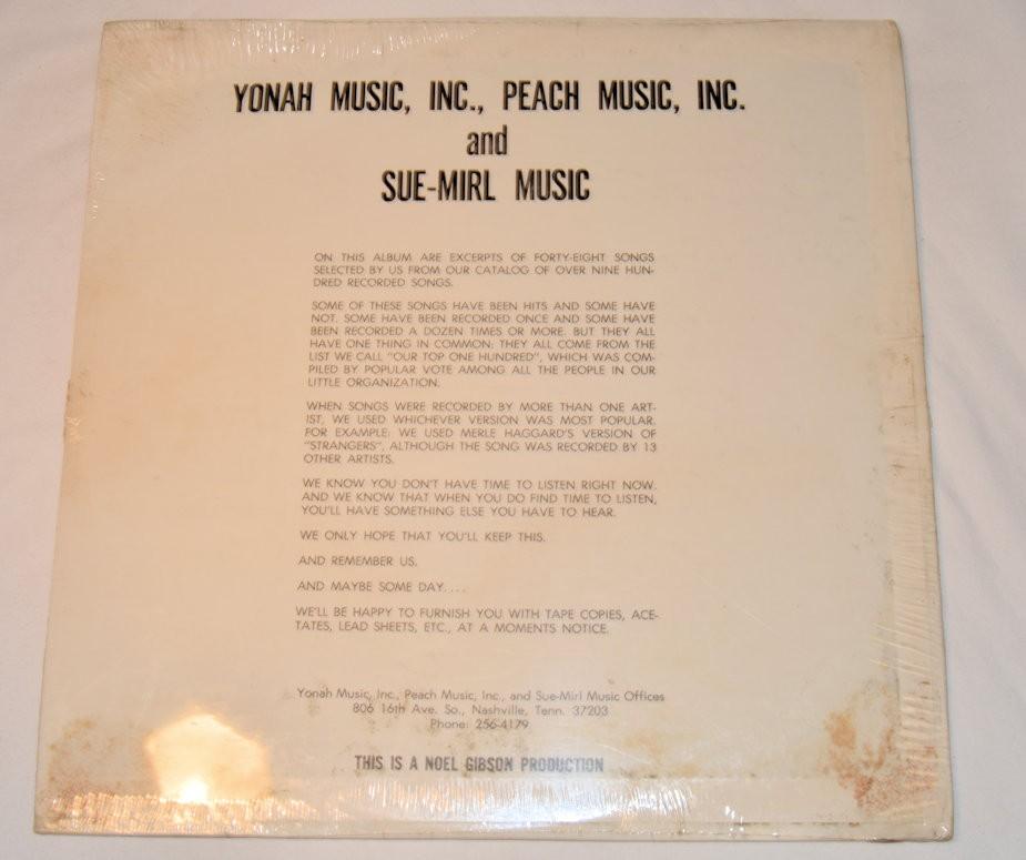 Various - Yonah, Peach, Sue-Mirl