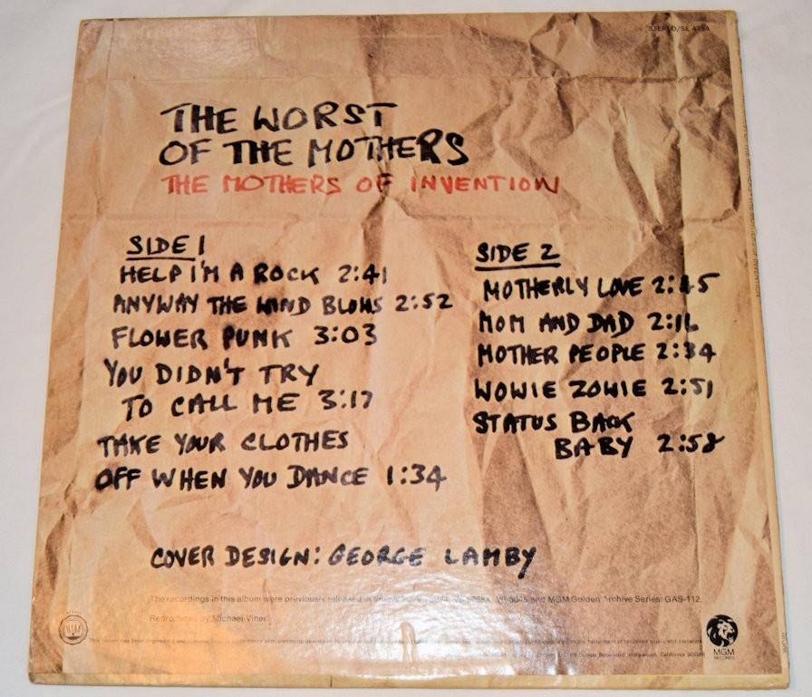 Zappa, Frank - Worst Of Mothers