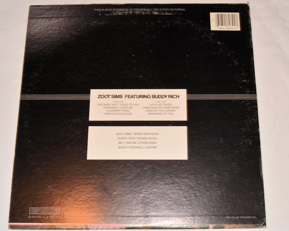 Sims, Zoot - Featuring Buddy Rich
