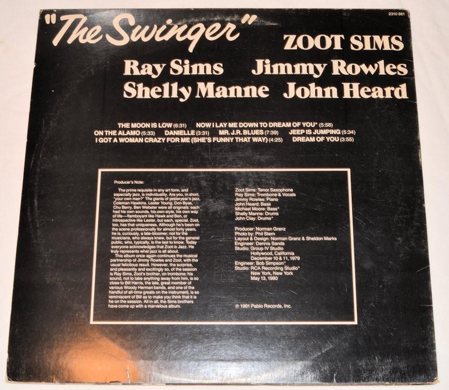 Sims, Zoot - The Swinger